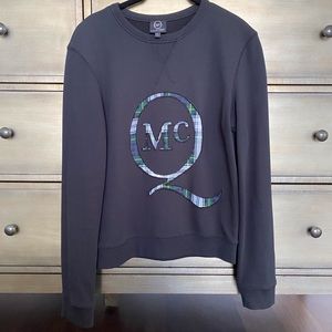 Alexander McQueen logo black sweatshirt